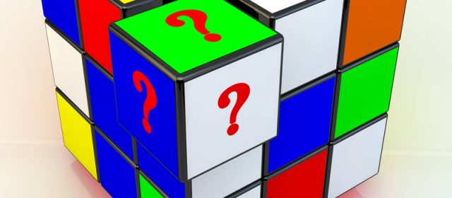 Bliv skarp med en rubiks cube